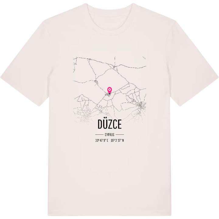 Düzce kort T-shirt – t-shirt fra PinShirt