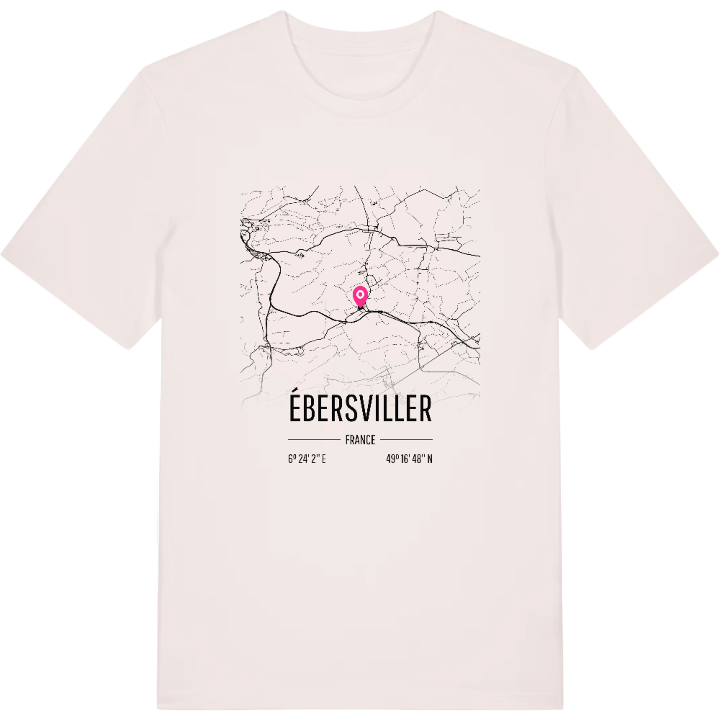 Ébersviller kort T-shirt – t-shirt fra PinShirt
