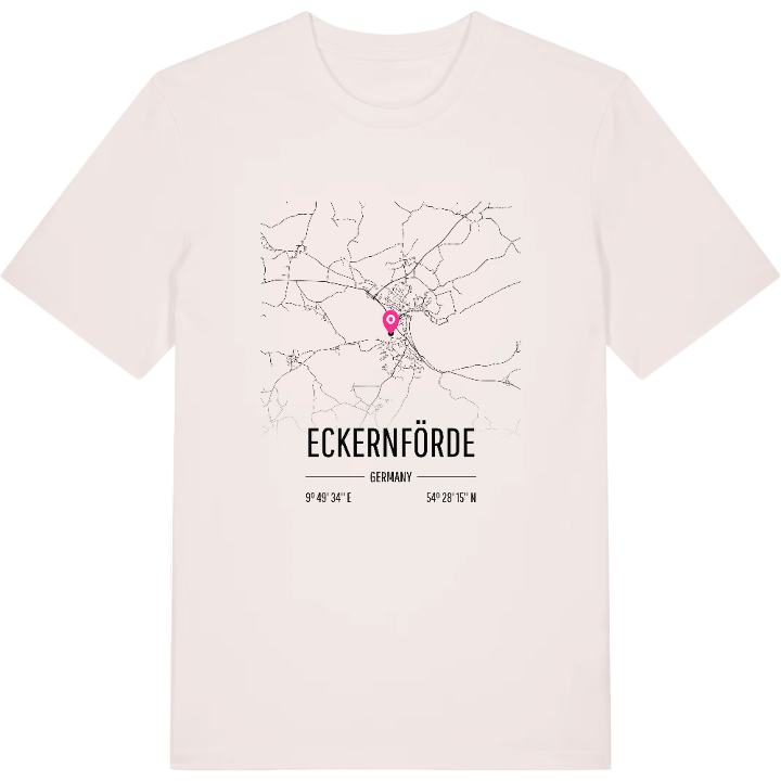 Eckernförde kort T-shirt – t-shirt fra PinShirt