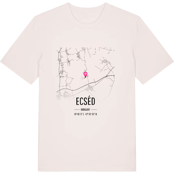 Ecséd kort T-shirt – t-shirt fra PinShirt