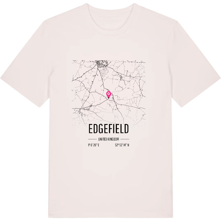Edgefield kort T-shirt – t-shirt fra PinShirt