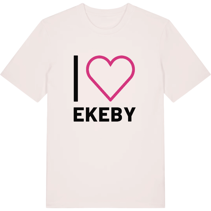 Jeg elsker Ekeby T-shirt stort tryk – t-shirt fra PinShirt