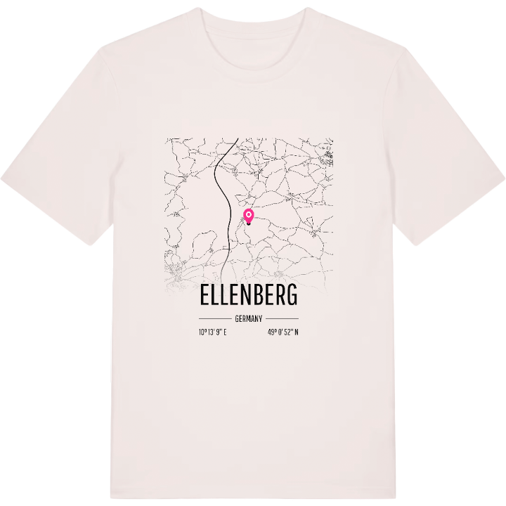 Ellenberg kort T-shirt – t-shirt fra PinShirt