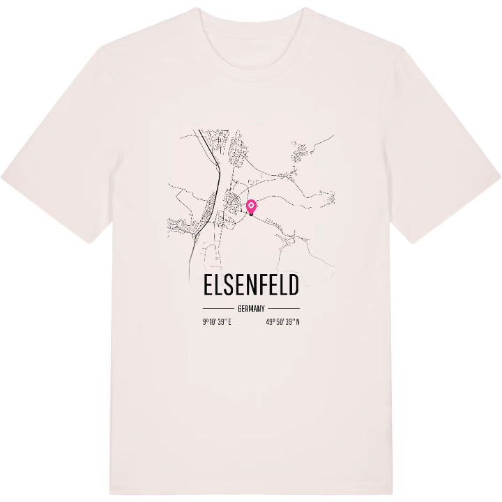 Elsenfeld kort T-shirt – t-shirt fra PinShirt