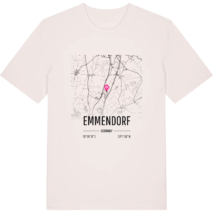Emmendorf kort T-shirt – t-shirt fra PinShirt