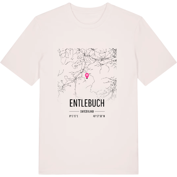 Entlebuch kort T-shirt – t-shirt fra PinShirt