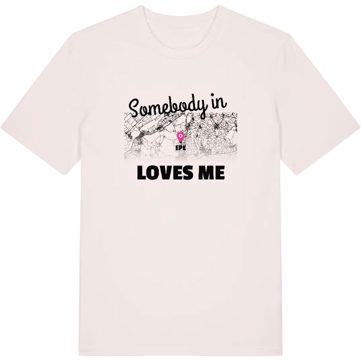 Nogen i Epe elsker mig T-shirt – t-shirt fra PinShirt