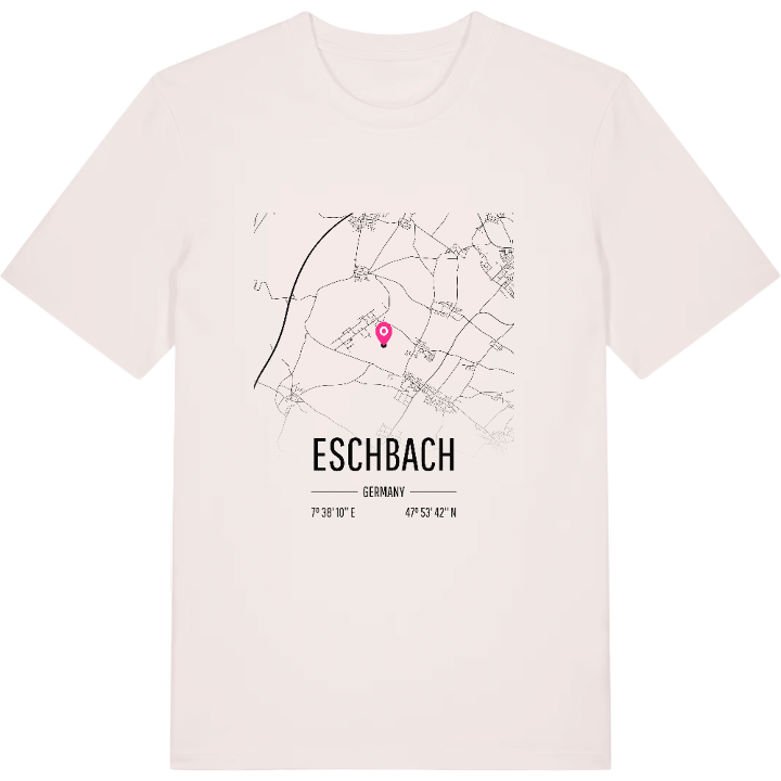 Eschbach kort T-shirt – t-shirt fra PinShirt