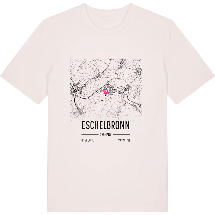 Eschelbronn kort T-shirt – t-shirt fra PinShirt