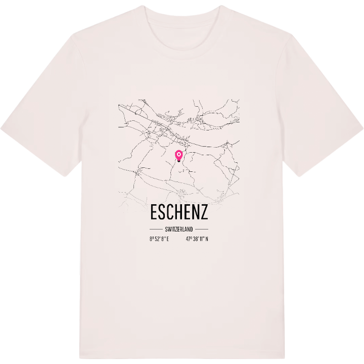 Eschenz kort T-shirt – t-shirt fra PinShirt