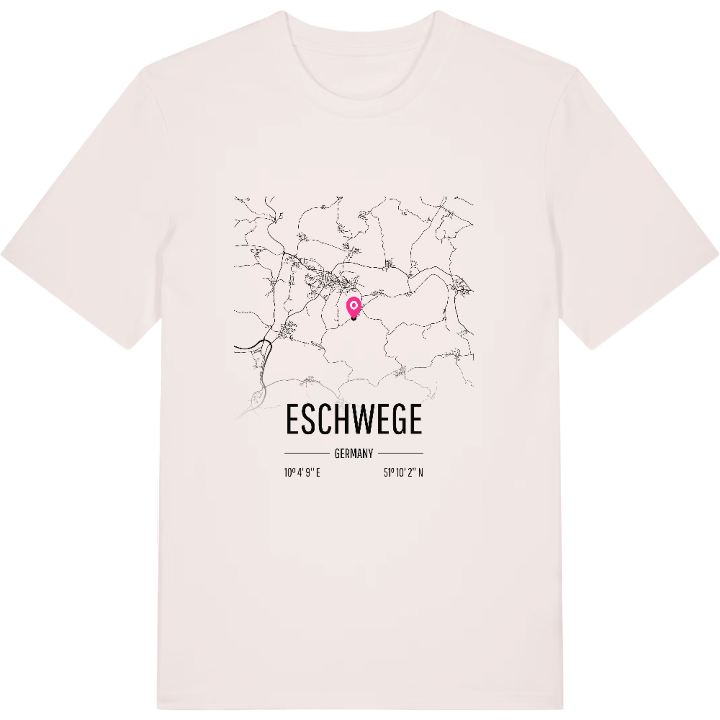 Eschwege kort T-shirt – t-shirt fra PinShirt