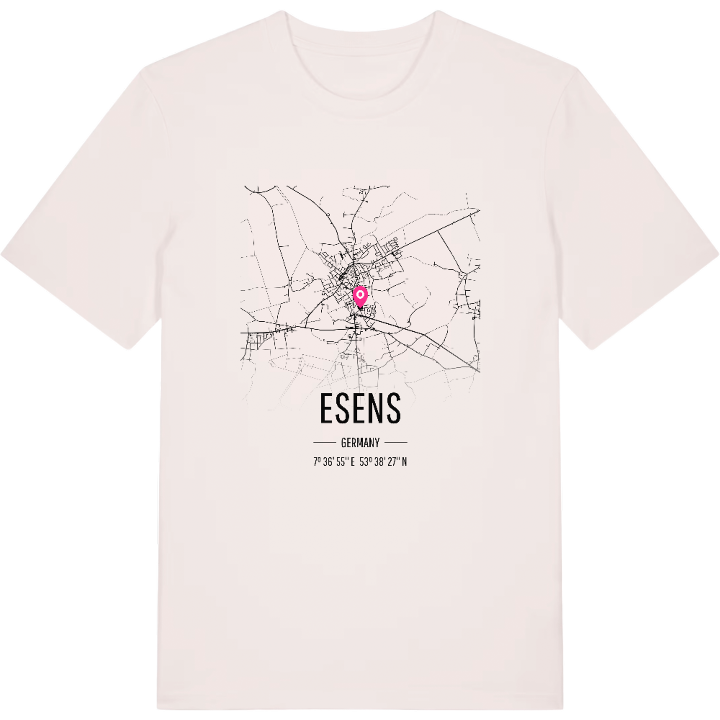 Esens kort T-shirt – t-shirt fra PinShirt