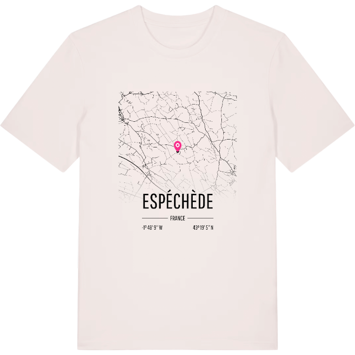 Espéchède kort T-shirt – t-shirt fra PinShirt