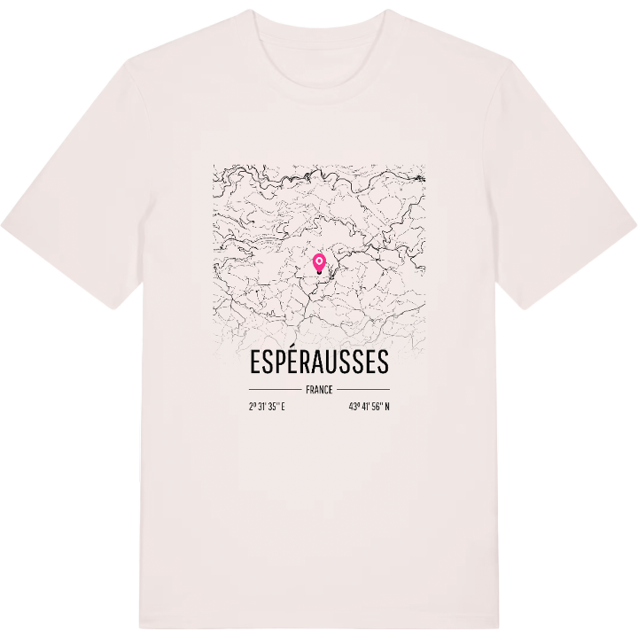 Espérausses kort T-shirt – t-shirt fra PinShirt
