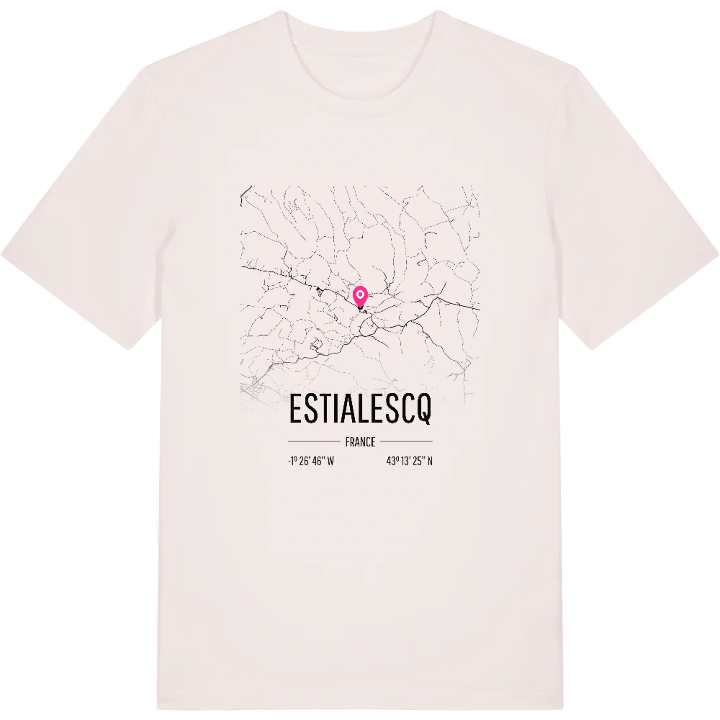 Estialescq kort T-shirt – t-shirt fra PinShirt