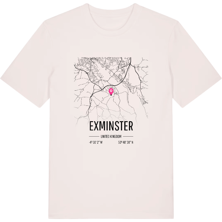 Exminster kort T-shirt – t-shirt fra PinShirt