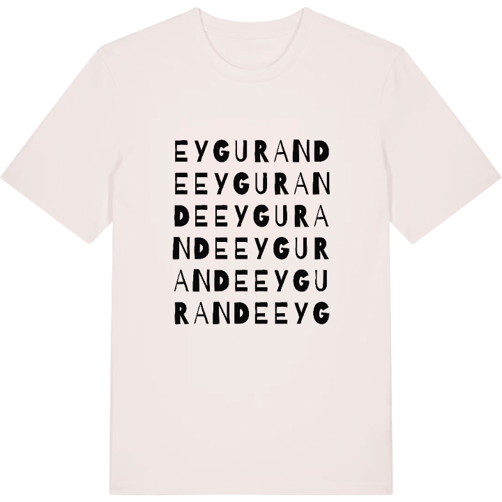 Eygurande ordleg T-shirt – t-shirt fra PinShirt