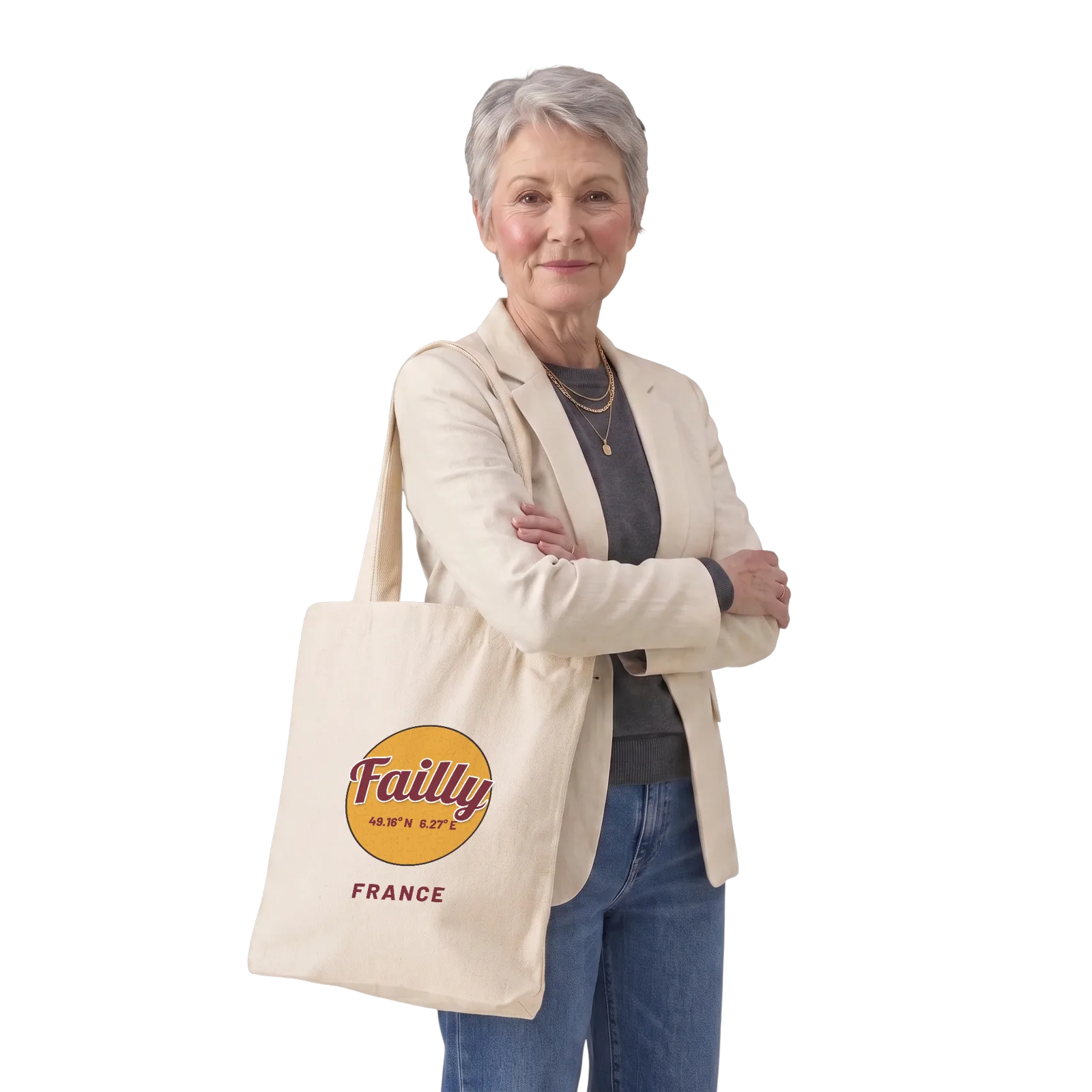 Failly cirkel mulepose – Natural, i miljø