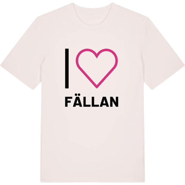 Jeg elsker Fällan T-shirt stort tryk – t-shirt fra PinShirt