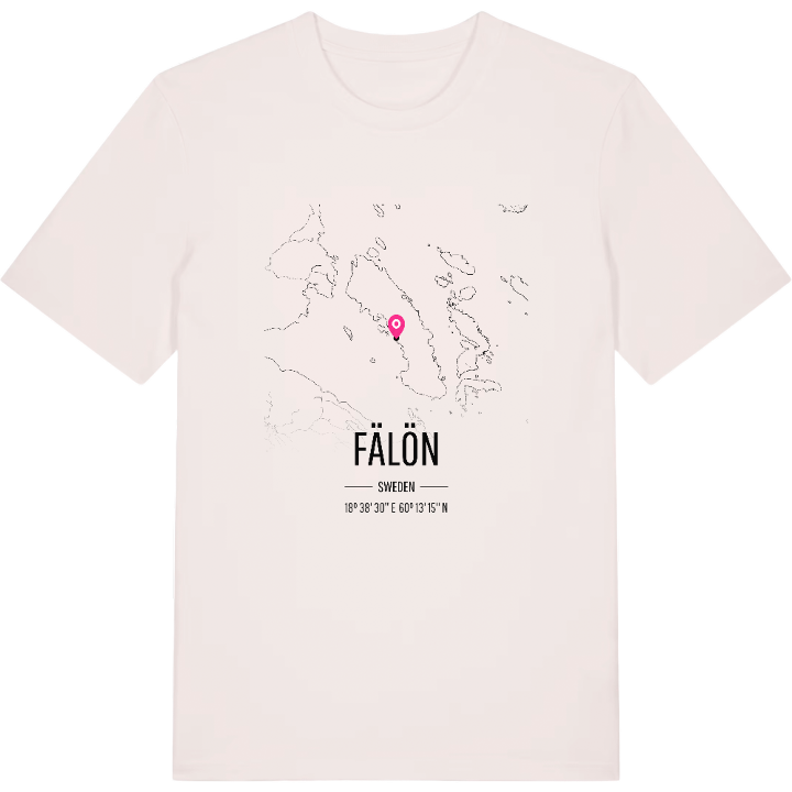 Fälön kort T-shirt – t-shirt fra PinShirt