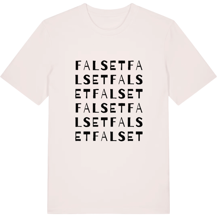 Falset ordleg T-shirt – t-shirt fra PinShirt
