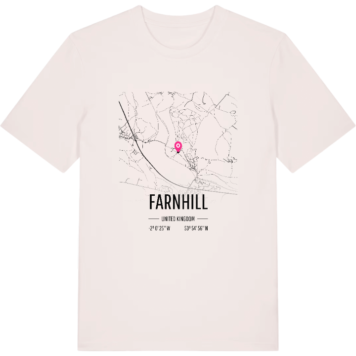 Farnhill kort T-shirt – t-shirt fra PinShirt