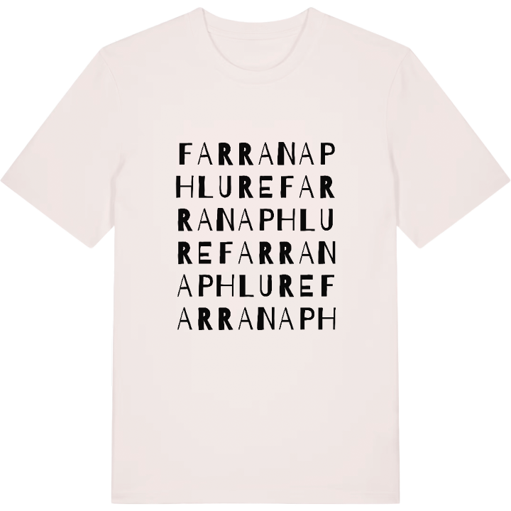 Farranaphlure ordleg T-shirt – t-shirt fra PinShirt