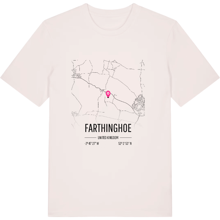 Farthinghoe kort T-shirt – t-shirt fra PinShirt