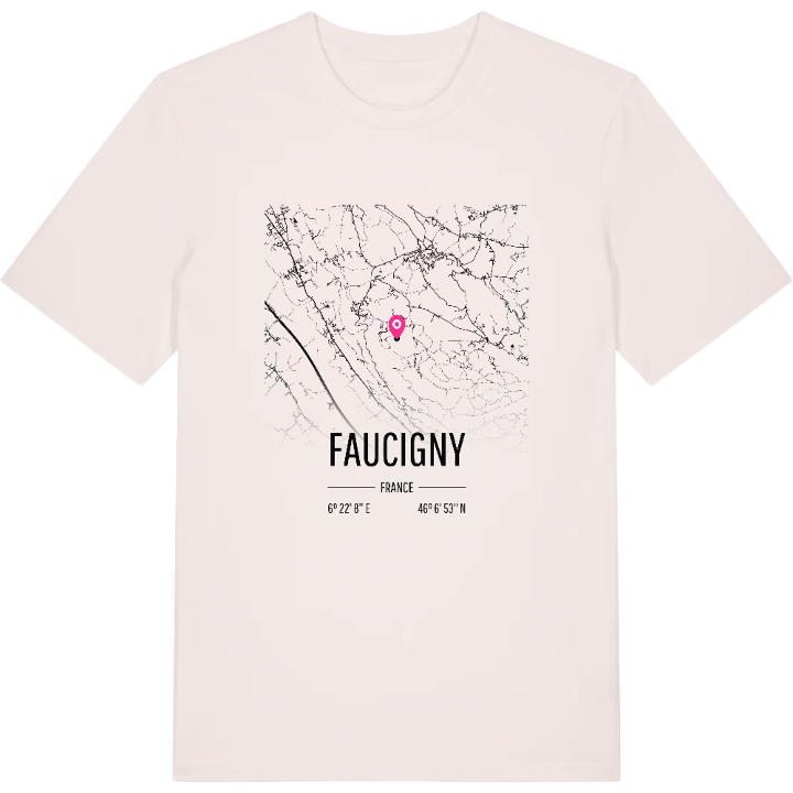 Faucigny kort T-shirt – t-shirt fra PinShirt