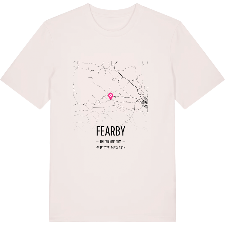 Fearby kort T-shirt – t-shirt fra PinShirt