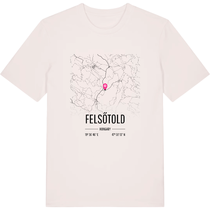 Felsőtold kort T-shirt – t-shirt fra PinShirt
