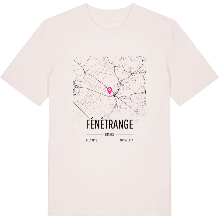 Fénétrange kort T-shirt – t-shirt fra PinShirt