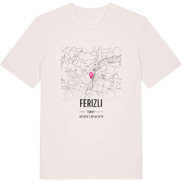 Ferizli kort T-shirt – t-shirt fra PinShirt
