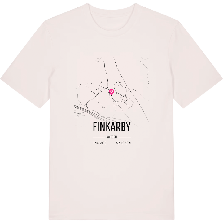 Finkarby kort T-shirt – t-shirt fra PinShirt