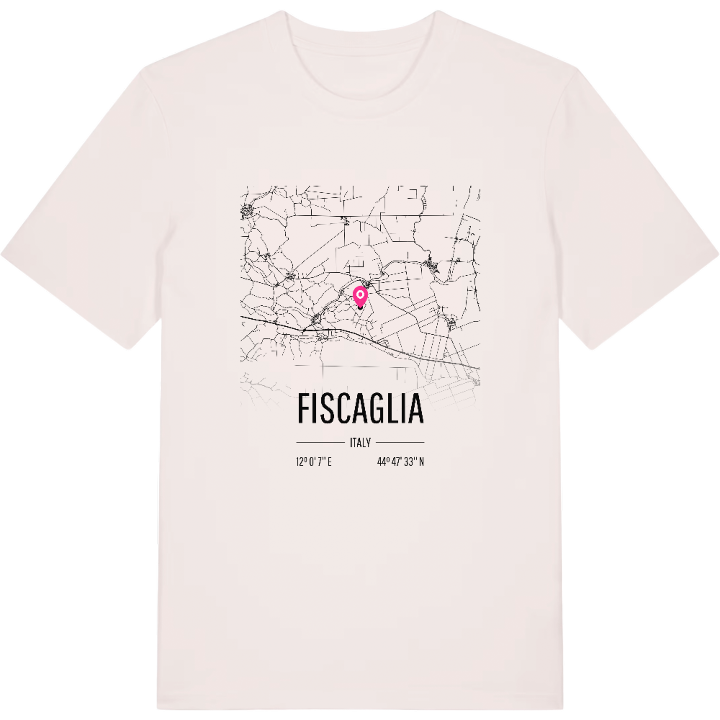 Fiscaglia kort T-shirt – t-shirt fra PinShirt