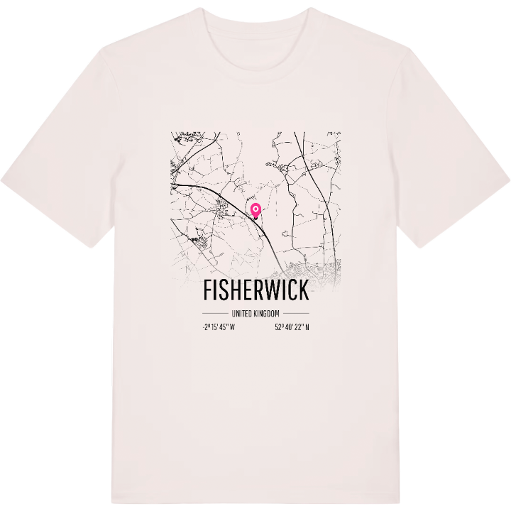 Fisherwick kort T-shirt – t-shirt fra PinShirt