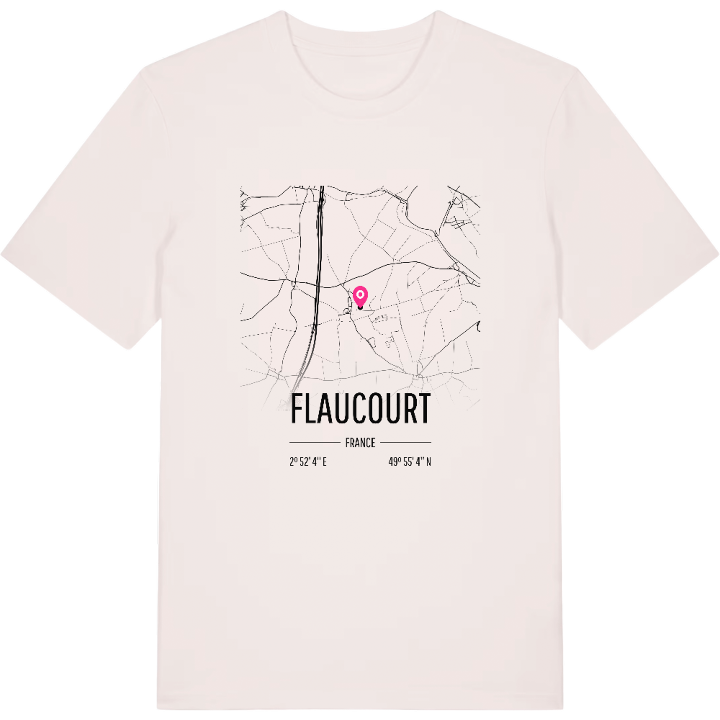 Flaucourt kort T-shirt – t-shirt fra PinShirt