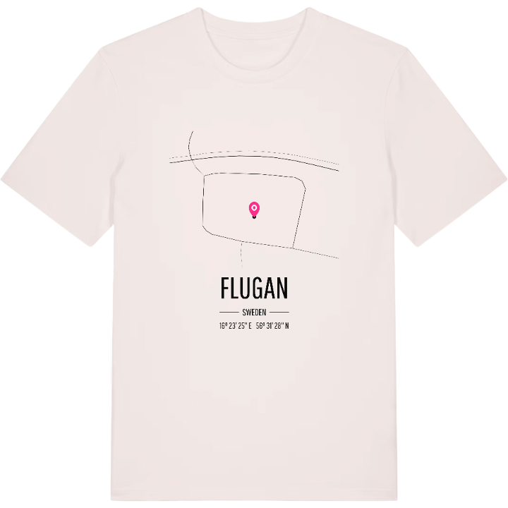 Flugan kort T-shirt – t-shirt fra PinShirt