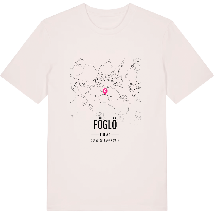 Föglö kort t-shirt – t-shirt fra PinShirt