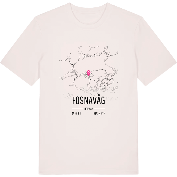 Fosnavåg kort T-shirt – t-shirt fra PinShirt