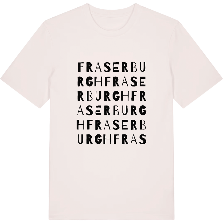 Fraserburgh ordleg T-shirt – t-shirt fra PinShirt