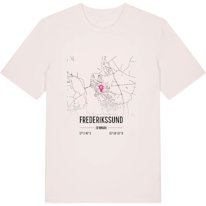 Frederikssund kort T-shirt – t-shirt fra PinShirt