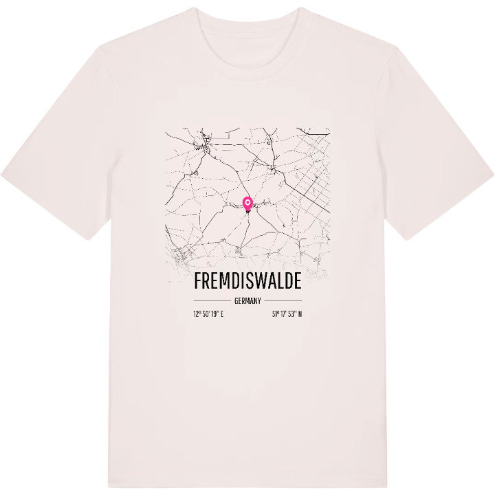 Fremdiswalde kort T-shirt – t-shirt fra PinShirt