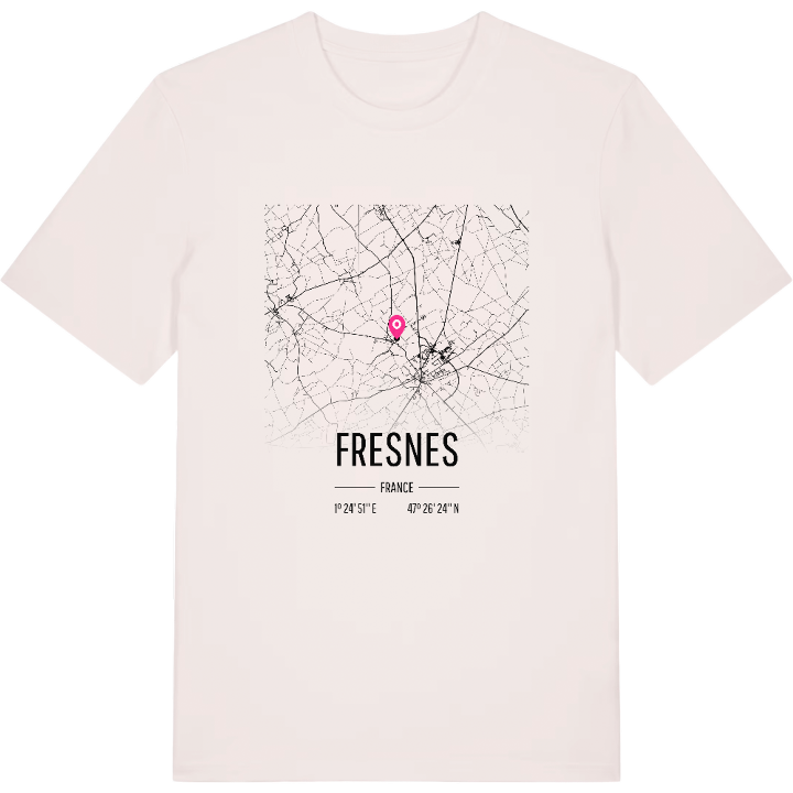 Fresnes kort T-shirt – t-shirt fra PinShirt