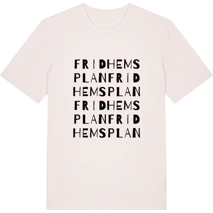 Fridhemsplan ordleg T-shirt – t-shirt fra PinShirt