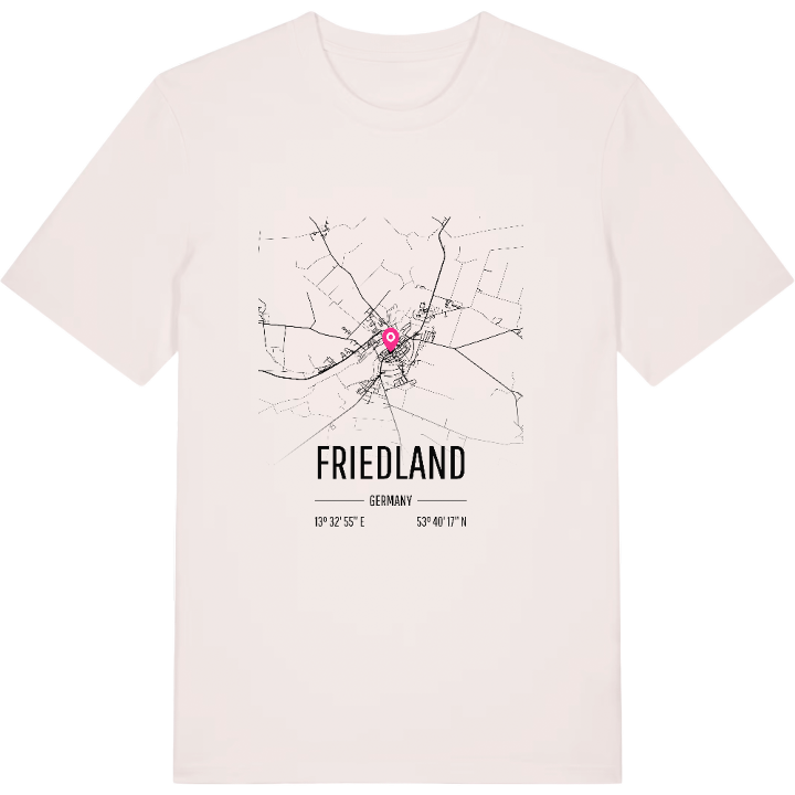 Friedland kort T-shirt – t-shirt fra PinShirt