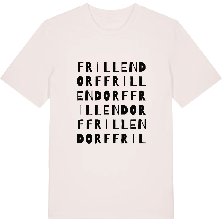 Frillendorf ordleg T-shirt – t-shirt fra PinShirt