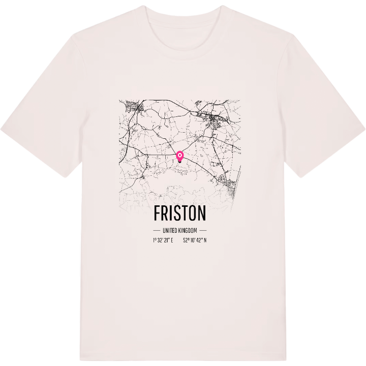 Friston kort T-shirt – t-shirt fra PinShirt