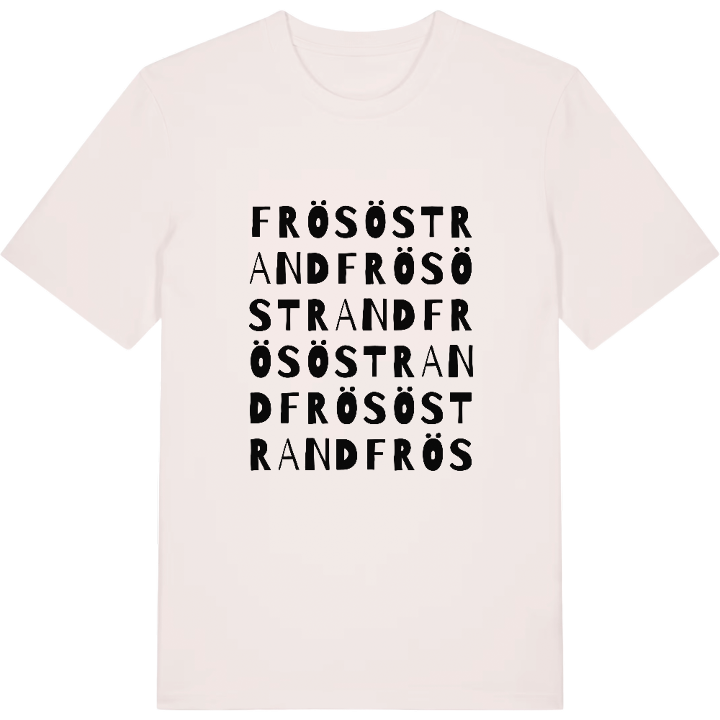 Frösö strand ordleg t-shirt – t-shirt fra PinShirt