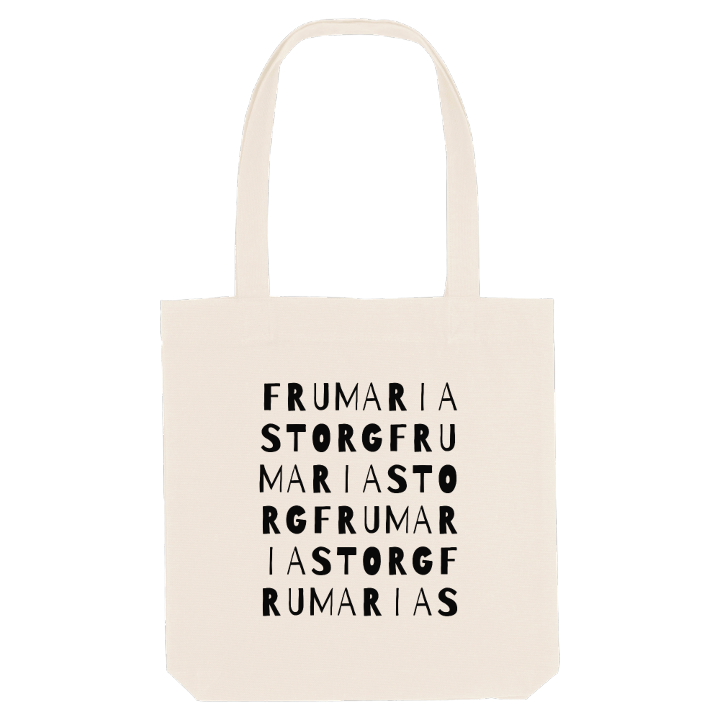 Fru Marias Torg ordleg mulepose – mulepose fra PinShirt